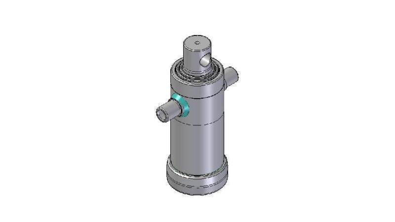 3033F -TELESCOPISK CYLINDER STANDARD/HUL 3 TRIN SLAG 785 DIAMETER 112