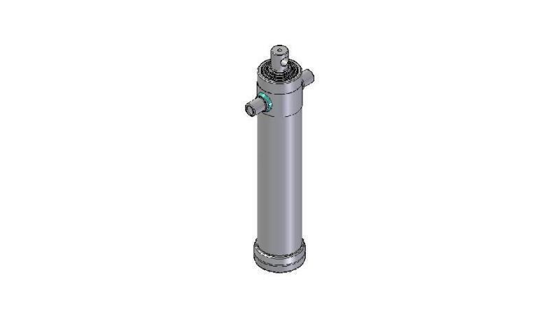 3069F -TELESCOPISK CYLINDER STANDARD/HUL 4 TRIN REJSE 1990 DIAMETER 112