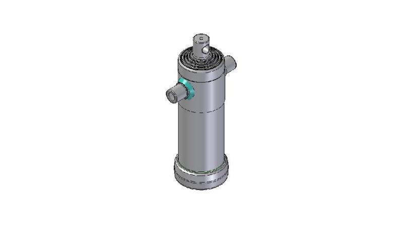 3095F -TELESCOPISK CYLINDER STANDARD/HUL 5 TRIN SLAG 2140 FI 124