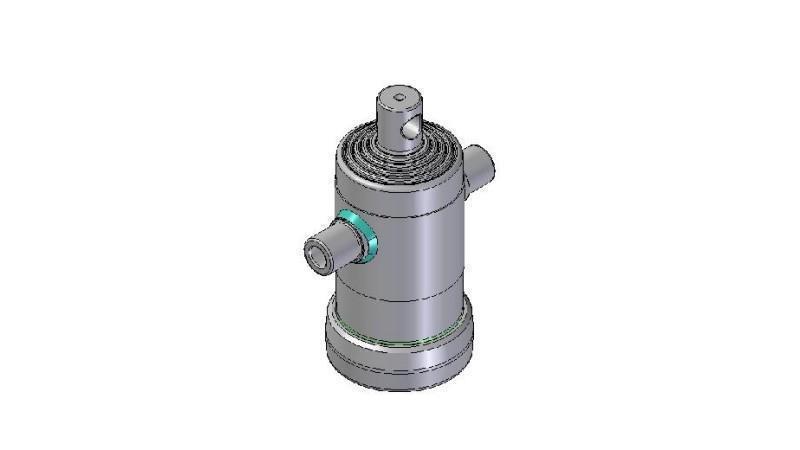 3098F -TELESCOPISK CYLINDER STANDARD/HUL 5 TRIN REJSE 765 FI 124