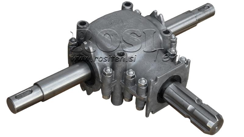 KOTNI REDUKTOR DVOJNA OSOVINA 1: 1,14 (27HP-20kW)
