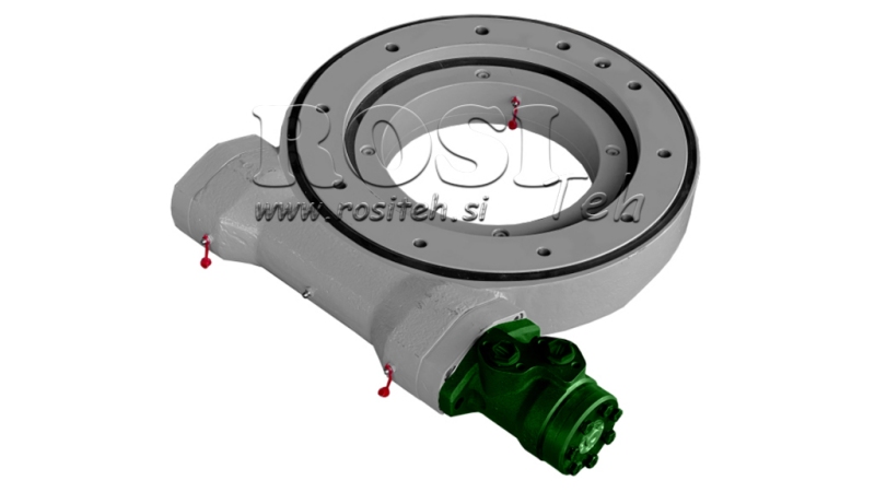 WORM GEAR ROTARY DRIVE SERIES WE HP WEA7-47-25H-R