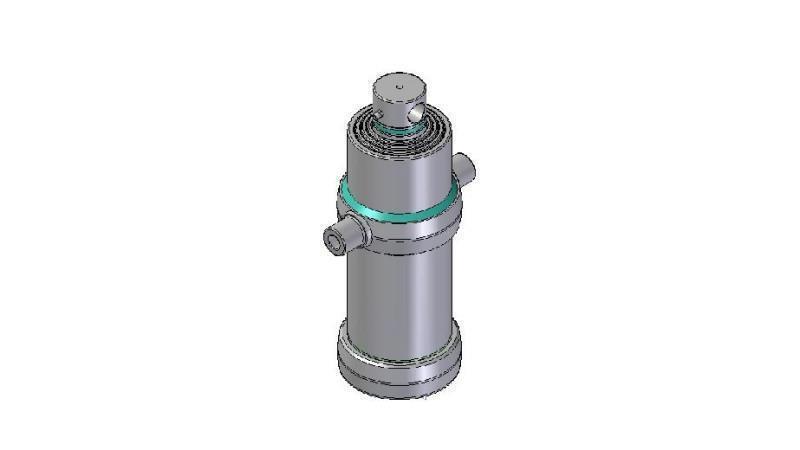 4045F -TELESCOPISK CYLINDER STANDARD/HUL 4 TRIN SLAG 1490 FI 170
