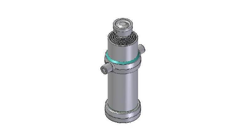 4051S -TELESCOPISK CYLINDER STANDARD/BOLD 5 TRIN SLAG 2120 DIAMETER 170