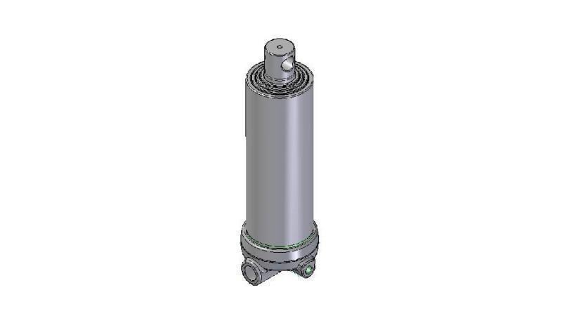 4643F -TELESCOPISK CYLINDER HUL - HUL 4 GRADER SLAG 1500 FI 152