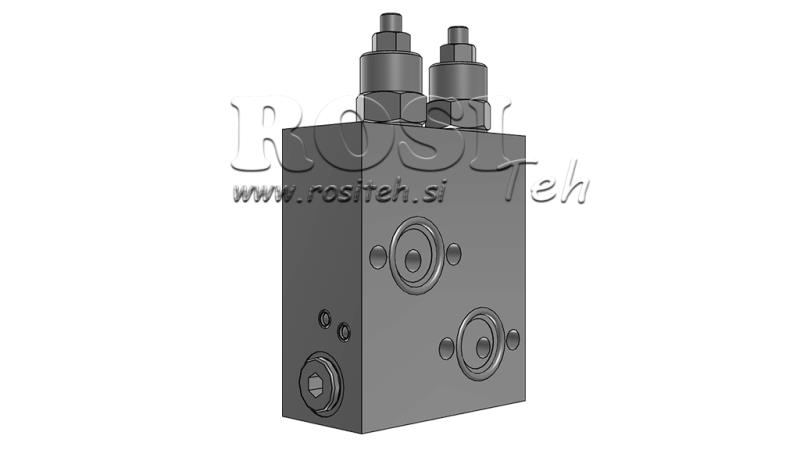 VENTIL TIL HYDRAULISK BREMSE AF HYDRAULIKMOTOR KPBR-250/1/D