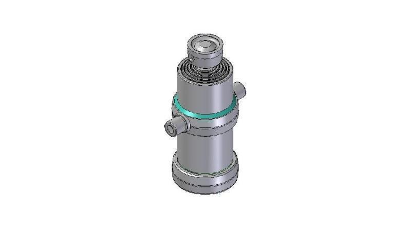 5001S -TELESCOPISK CYLINDER STANDARD/BALL 5 TRIN SLAG 1520 DIAMETER 170