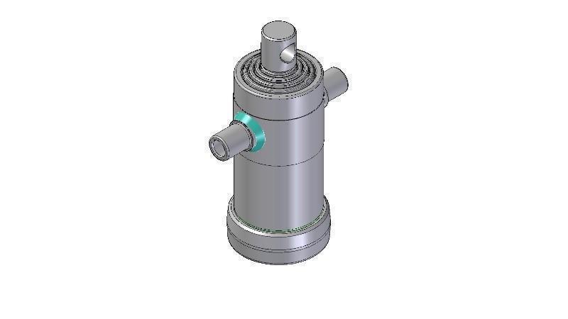 5020F -TELESCOPISK CYLINDER STANDARD/HUL 5 TRIN SLAG 680 FI 112