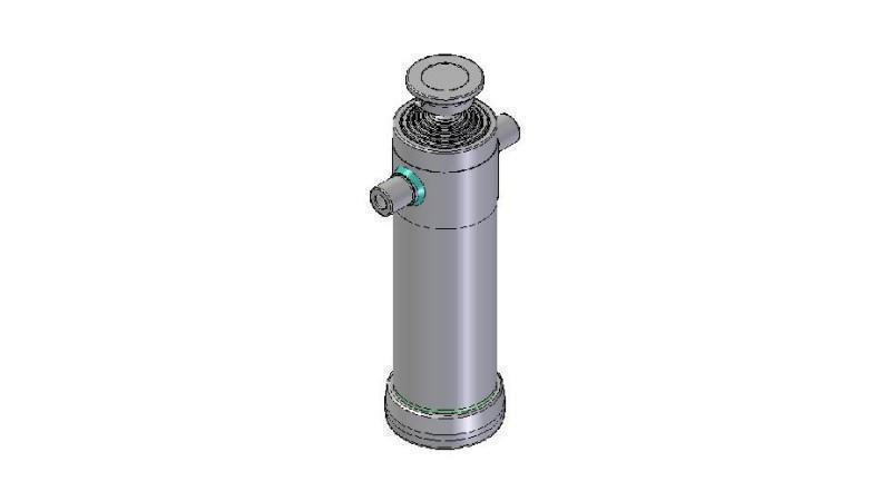 6012S -TELESCOPISK CYLINDER STANDARD/BOLD 6 TRIN SLAG 2977 DIAMETER 152