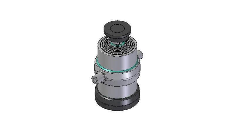 6052S -TELESCOPISK CYLINDER STANDARD/BOLD 6 TRIN SLAG 1775 DIAMETER 215