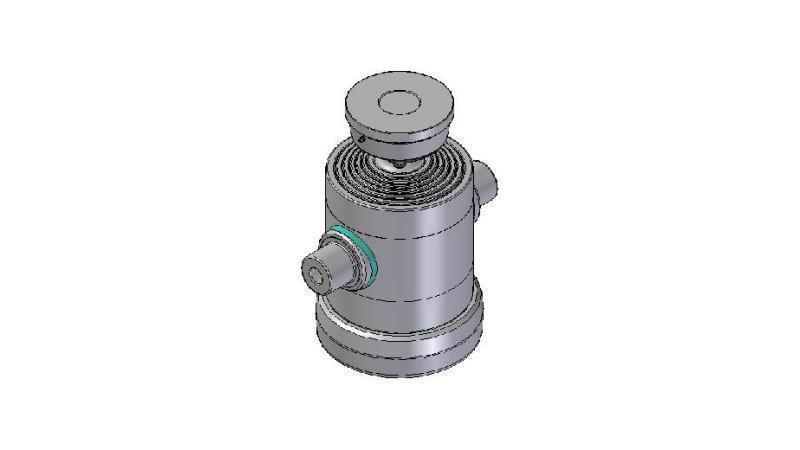 6060S -TELESCOPISK CYLINDER STANDARD/BALL 6 TRIN SLAG 1380 DIAMETER 240