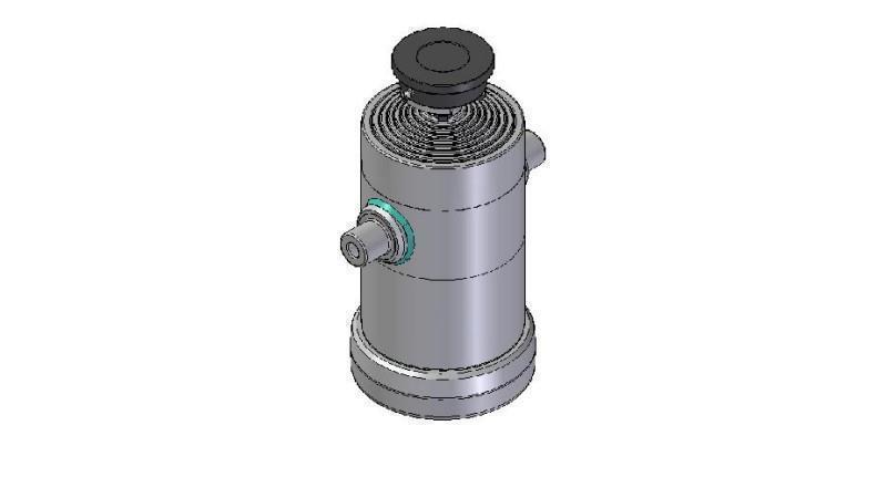 8012S -TELESCOPISK CYLINDER STANDARD/BALL 8 TRIN REJSE 2295 DIAMETER 240