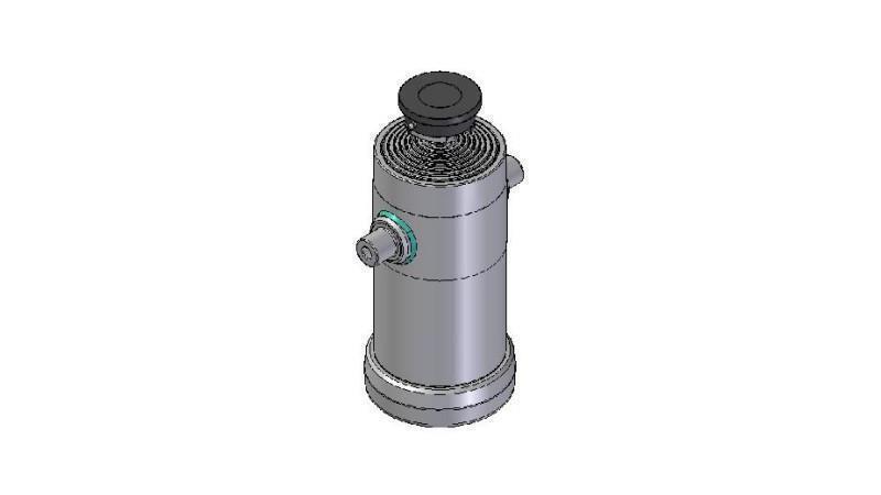 8015S -TELESCOPISK CYLINDER STANDARD/KUGLE 8 TRIN BEVÆGELSE 3255 DIAMETER 240