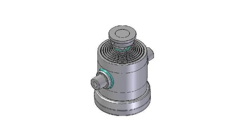 8030S -TELESCOPISK CYLINDER STANDARD/BALL 8 TRIN REJSE 1830 DIAMETER 270