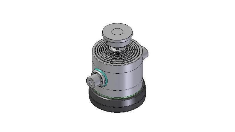 8049S -TELESCOPISK CYLINDER STANDARD/BALL 8 TRIN REJSE 1615 DIAMETER 300