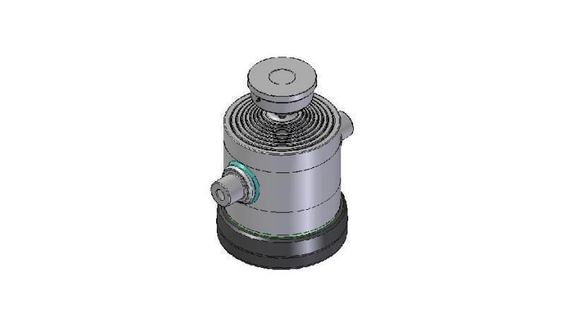 8050S -TELESCOPISK CYLINDER STANDARD/BALL 8 TRIN REJSE 1775 DIAMETER 300