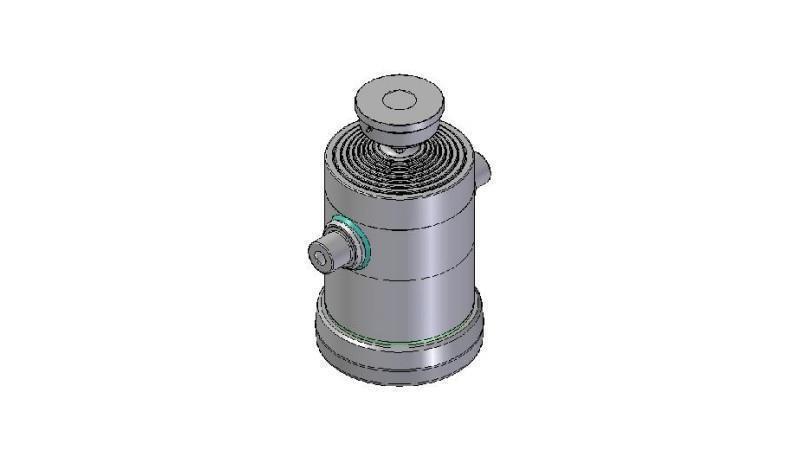 8054S -TELESCOPISK CYLINDER STANDARD/KUGLE 8 TRIN SLAG 2705 DIAMETER 300