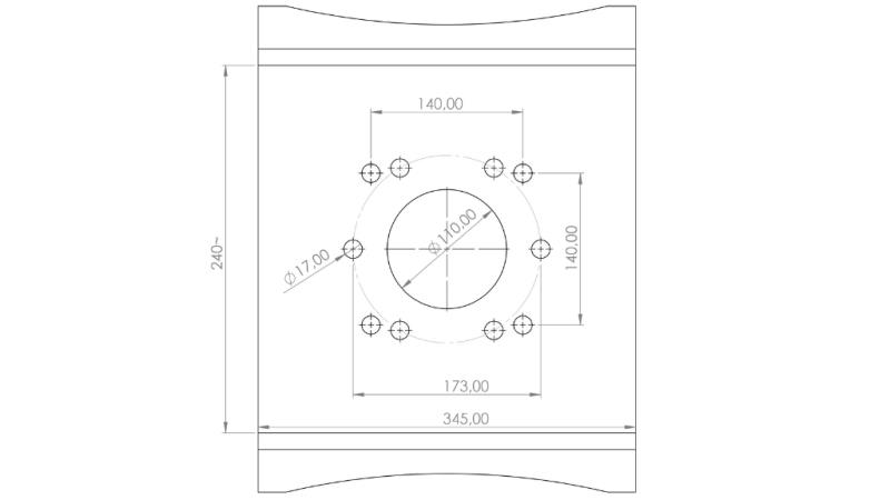 KLEŠČA ZA KAMEN BSG 600 TG 2000 kg - 1500 mm
