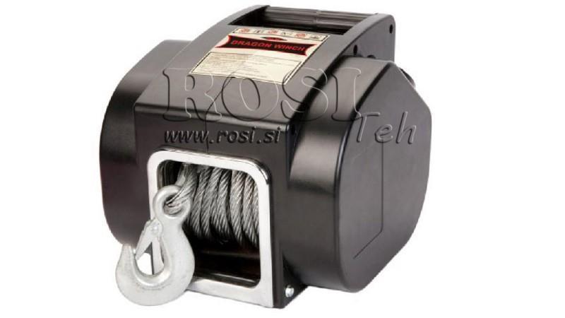 12 V ELEKTRISK VINCH TIL BÅDE DWP 5000 - 2265 kg