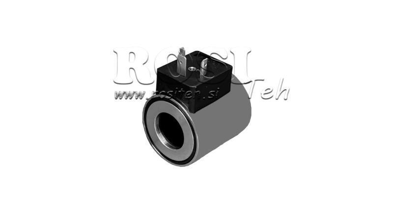 ELEKTROMAGNETISK SPOL 230V AC TIL CETOP 3 VENTIL - fi 23.4mm-50.7mm 30W IP65