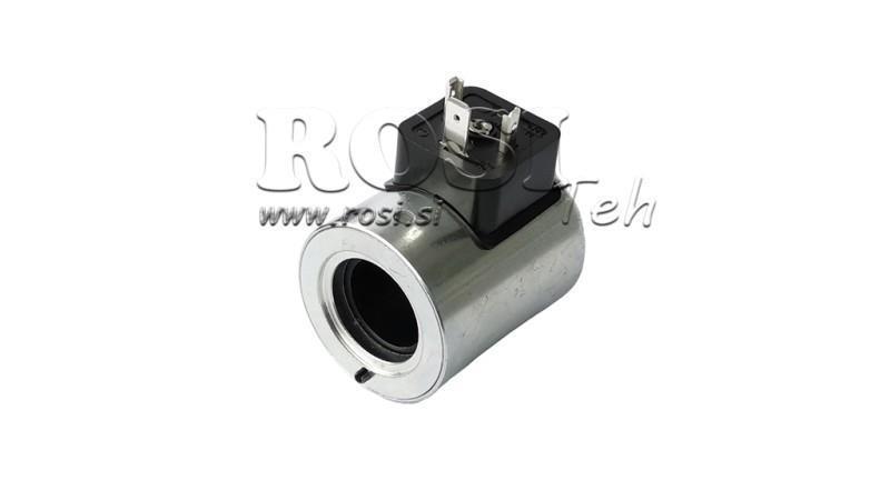 ELEKTROMAGNETISK SPOLE 24V DC TIL CETOP VENTIL - fi 30mm-53mm 29W