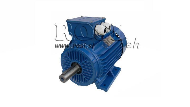 ELEKTRISK MOTOR 2P B3 3F fødder