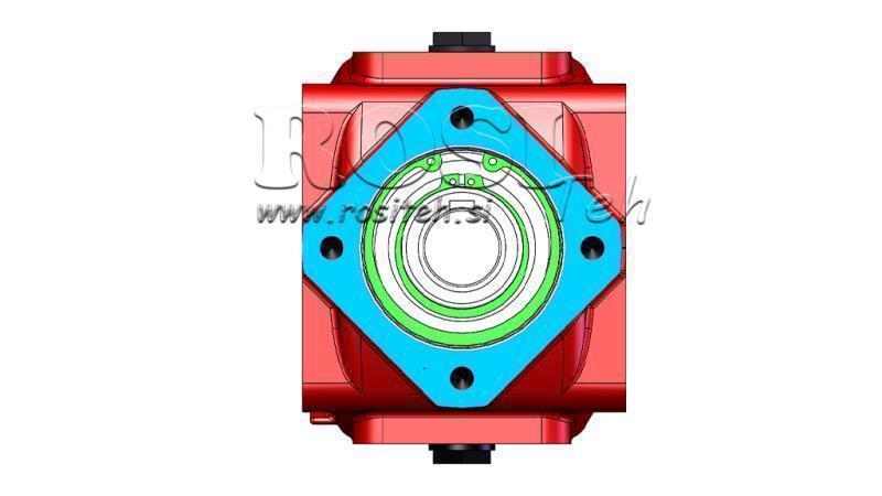 GEARKASSE - GEARKASSE RT100 TIL HYDRAULIKMOTOR MP/MR/MS FORHOLD 3.1:1