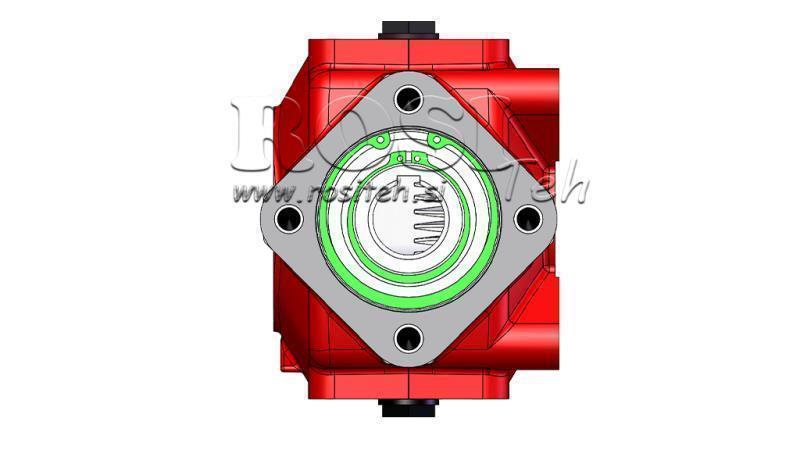 GEARKASSE - GEARKASSE RT50 TIL HYDRAULIKMOTOR MP/MR/MS FORHOLD 1.9:1