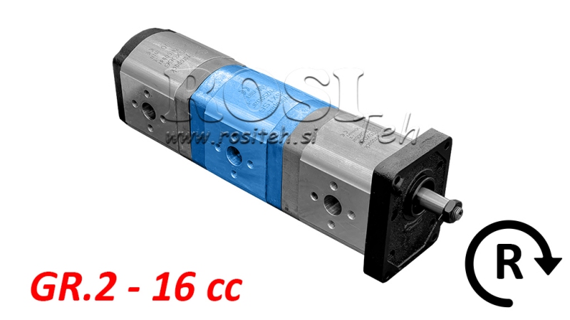 HYDRAULISK PUMPE 20C16X156 MIDT GR.2 16 CC HØJRE