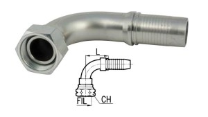 HYDRAULISK-FORBINDELSE-DKORFS-HUN-ELBOW-90°
