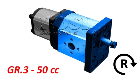 HYDRAULIKPUMPE 30C50X198 FØRSTE GR.3 GR.2 50 CC HØJRE