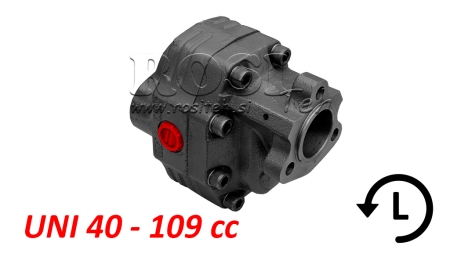 HYDRAULISK GJERD JERN PUMPE UNI40-109CC-190 BAR VENSTRE