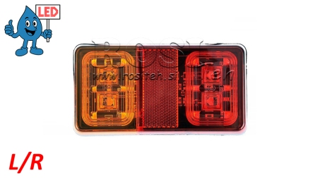 LED BAGLYGTE 3 FUNKTIONER 12V-24V KOMBINERET