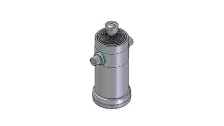 1035S -TELESCOPISK CYLINDER STANDARD/BOLD 10 TRIN REJSE 4030 DIAMETER 270