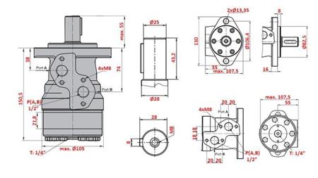 HIDROMOTOR MR 125