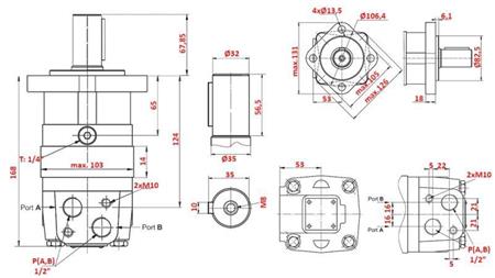 HYDRAULISK MOTOR MS 80