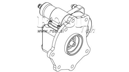 UDGANG FOR HYDRAULISK PUMPE - MERCEDES ATEGO-2 - 7 HULLER