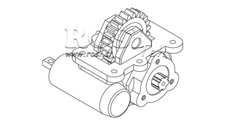UDGANG TIL HYDRAULISK PUMPE - IVECO 2828 MEKANIK