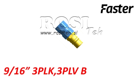 HAN HURTIGKOBLING TIL MULTI-FASTER 9/16 3PLK 3PLV B MOBIL DEL