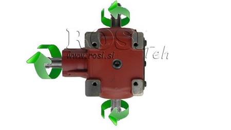 VINKELREDUCER T-27J 1:1 (55HK-40.4kW)