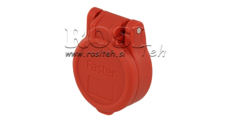 RØD BESKYTTENDE DÆK PVC HUN QUICK COUPLING PUSH PULL