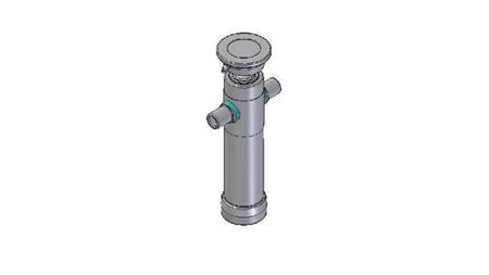 2021S -TELESCOPISK CYLINDER STANDARD/KUGLE 2 TRIN SLAG 525 DIAMETER 80