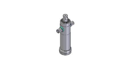 2034F -TELESCOPISK CYLINDER STANDARD/HUL 3 TRIN REJSE 790 DIAMETER 95