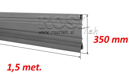 SIDE TIL DUMP TRAILER 1,5 MET. - HØJDE 350 mm