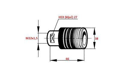 HURTIGKOBLING TRAKTOR HUN PUSK - TRÆK M22x1.5