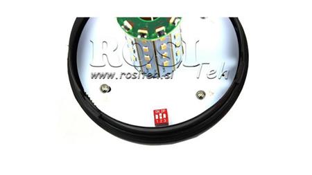 LED ROTERENDE MONTERET LYS GOBICA 12V-24V