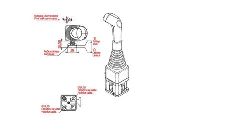 JOYSTICK NIMCO TIL RUNDT WINCH - UDEN KNAP