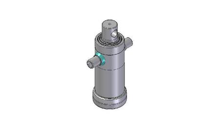 3033F -TELESCOPISK CYLINDER STANDARD/HUL 3 TRIN SLAG 785 DIAMETER 112