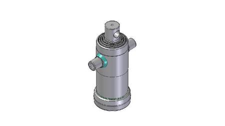 3042F -TELESCOPISK CYLINDER STANDARD/HUL 4 TRIN SLAG 830 FI 124