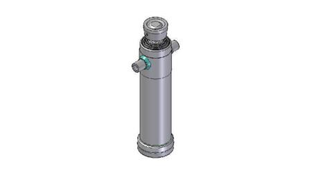 3048S -TELESCOPISK CYLINDER STANDARD/BOLD 4 TRIN SLAG 1710 DIAMETER 124